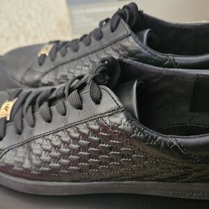 Michael Kors Black Low-Top MK Logo Sneakers